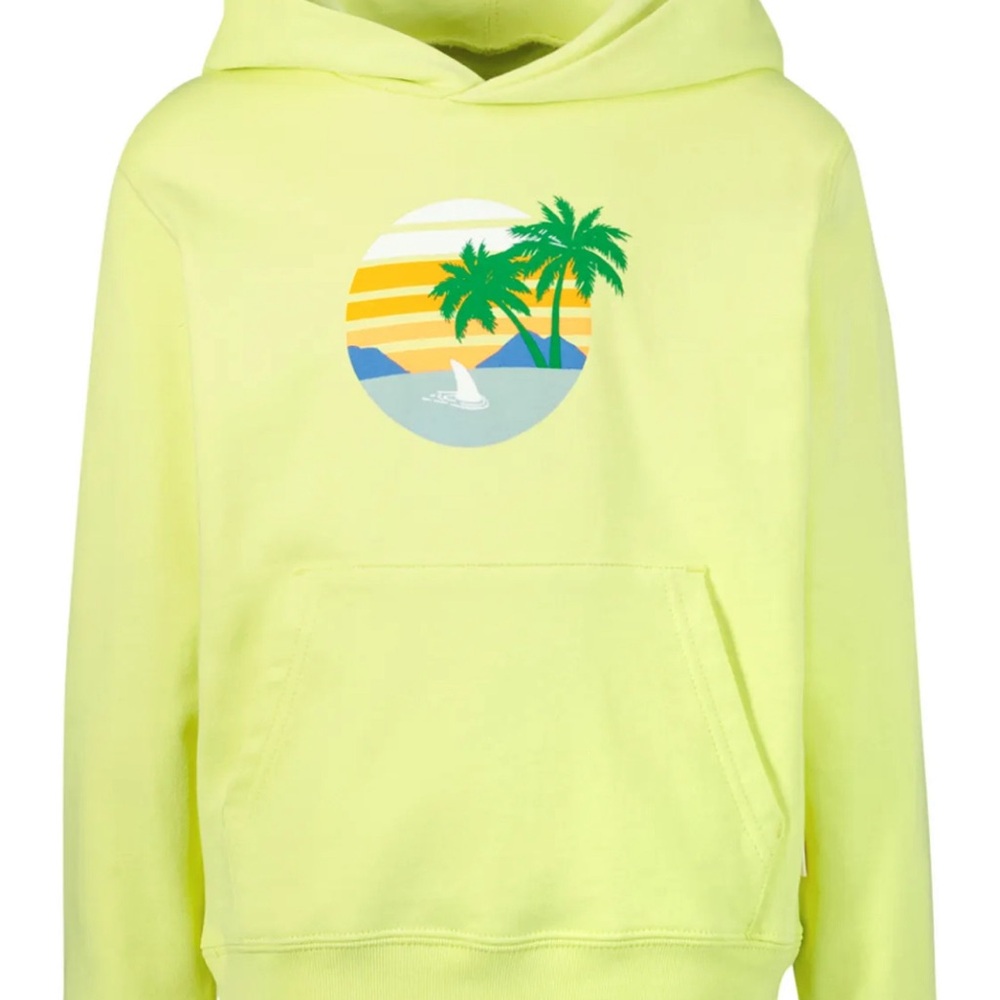 AO76 HOODIE HUDSON YELLOW FOR BOYS
